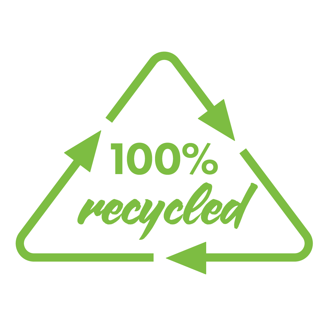 100 Recycled Badge