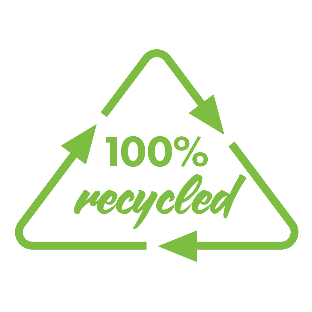 100 Recycled Badge